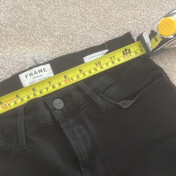 Frame Denim De Jeanne Black Pant - Picture 4 of 7